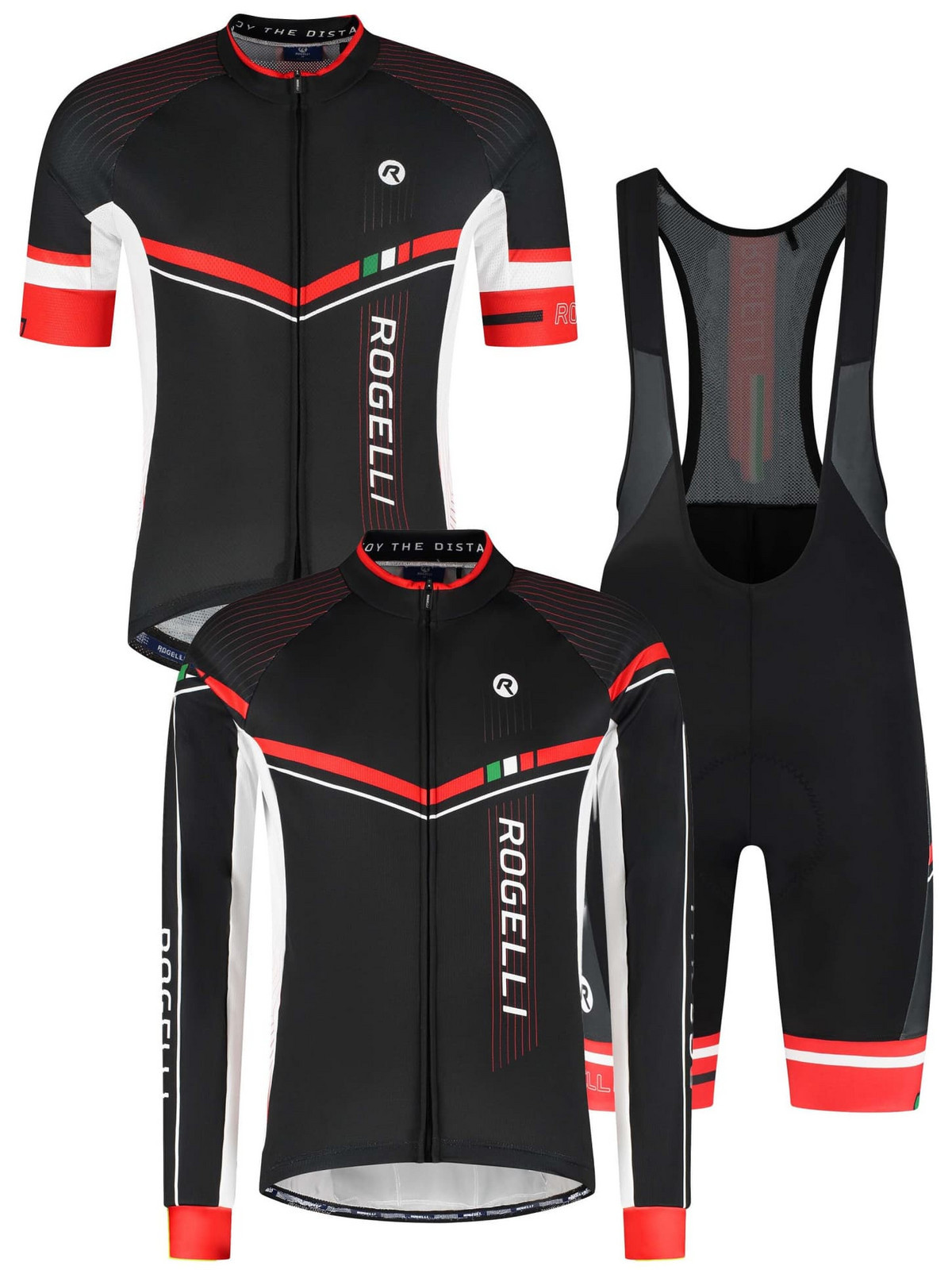 Cyklooblečení Rogelli GARA MOSTRO 2, černo-červené