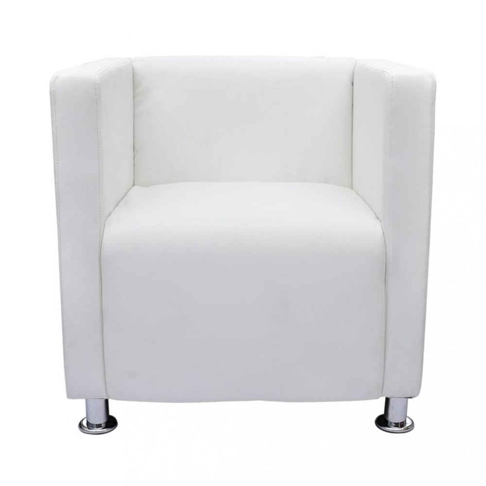 Hranaté křeslo umělá kůže Dekorhome