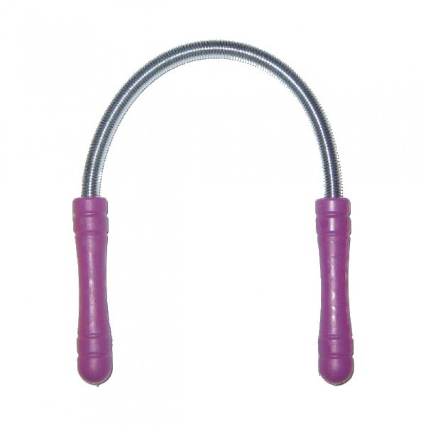 Depilační pružina - stříbrná-růžová