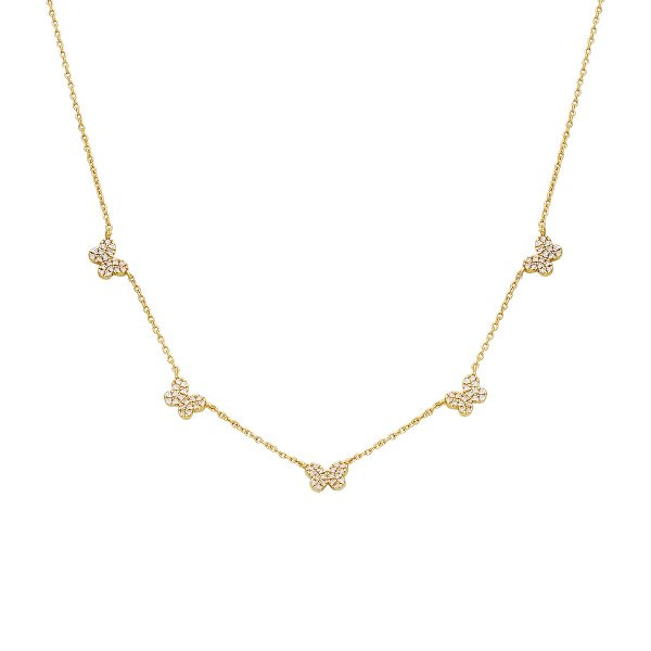 Náhrdelník se syntetickými kameny 676-596-331900-0000