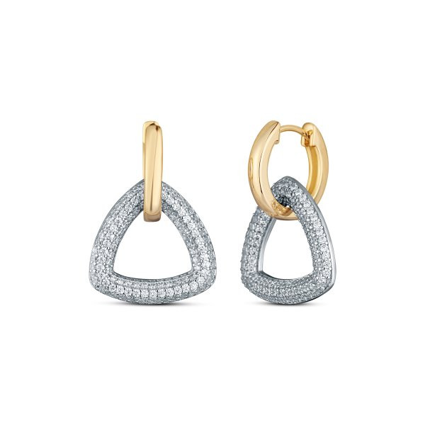 Náušnice se syntetickými kameny 136-404-010303-0000