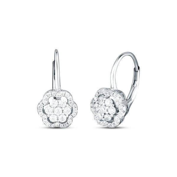 Náušnice se syntetickými kameny 136-927-2275E2-0000