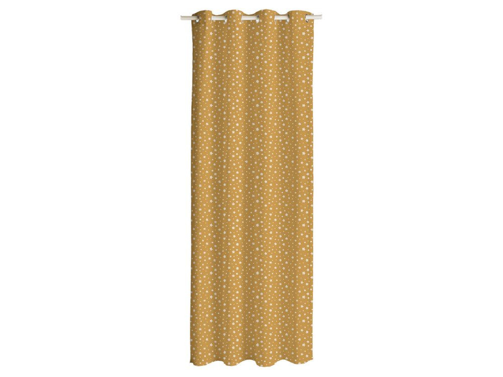 TODAY KIDS dekorační závěs s oky 140x240 cm - ocre