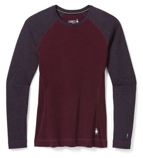 Smartwool W CLASSIC THERMAL MERINO BL PATTERN CB black cherry dot Velikost: S 196246015318