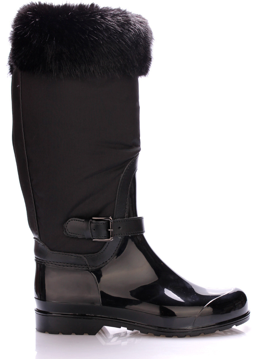 Černé italské nižší holiny s kožešinou M&G Velikost: 40