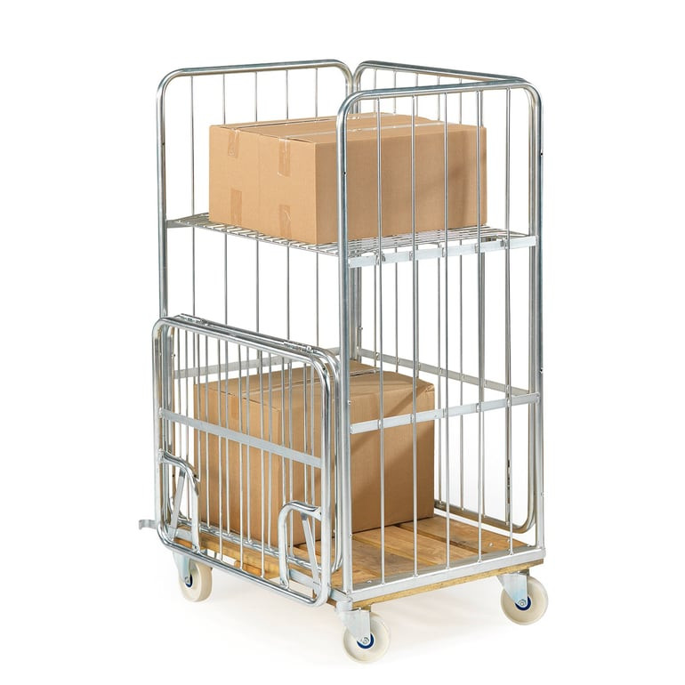 Rollkontejner JORDAN, 830x675x1390 mm, bez brzd