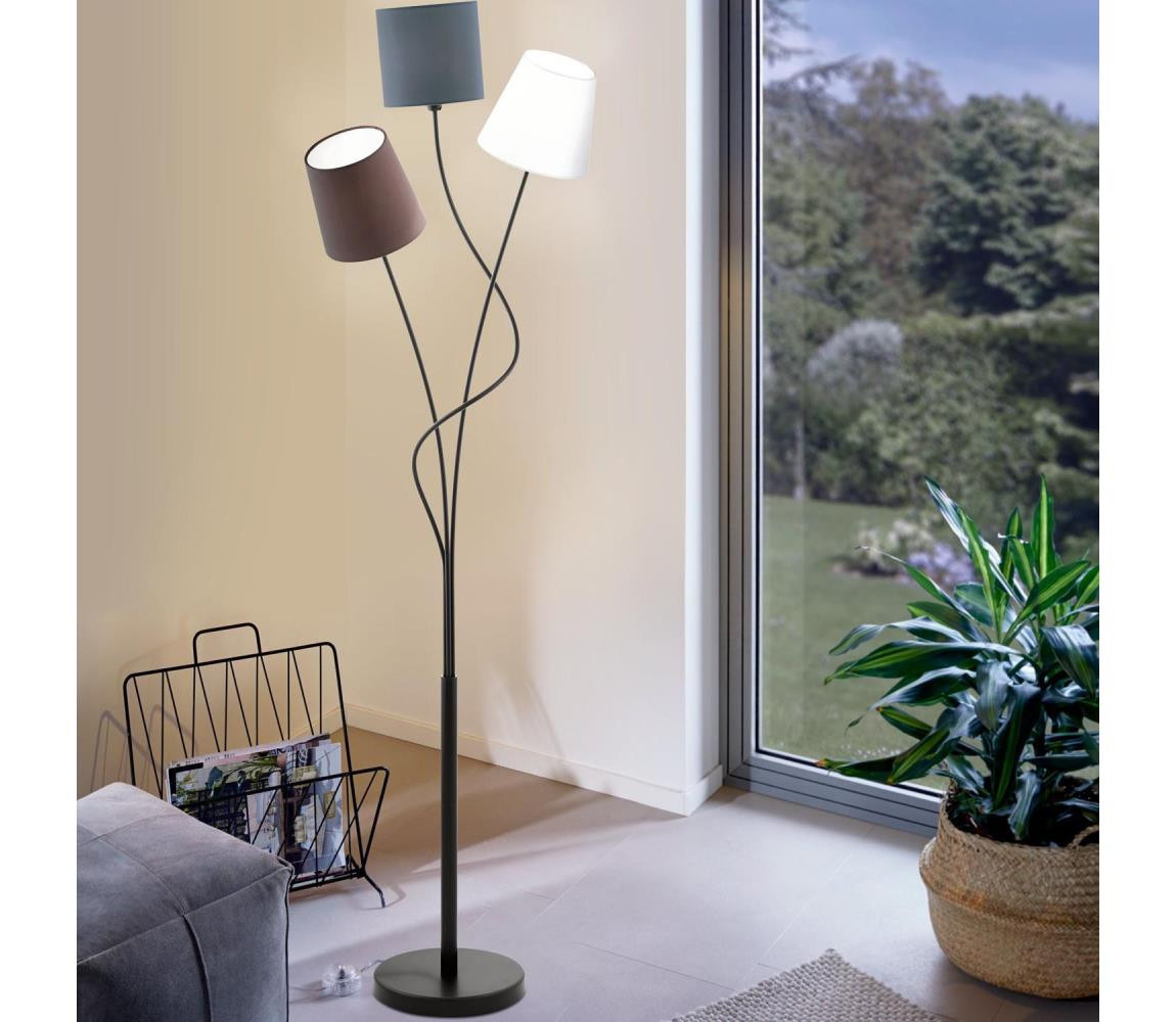 Eglo Eglo 94995 - Stojací lampa MARONDA 3xE14/40W/230V