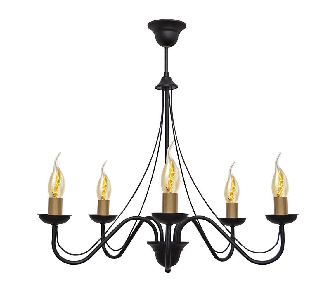 Lustr na lanku MALBO III 5xE14/60W/230V