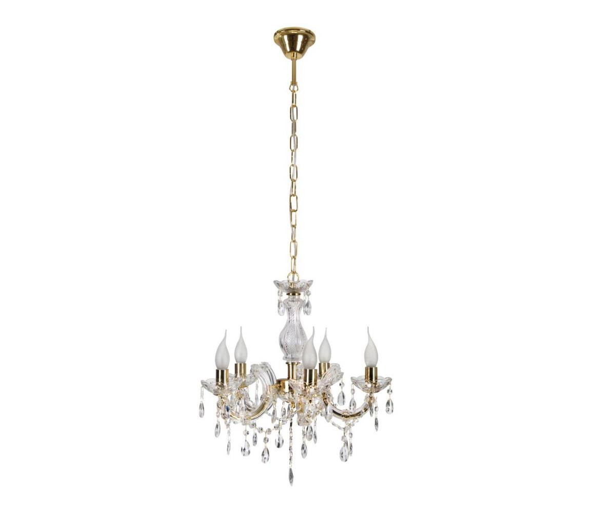 Lustr na řetězu MARIA TERESA 5xE14/40W/230V