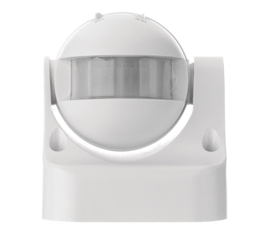 Venkovní senzor pohybu PIR B 180° 1200W/230V IP44 bílý