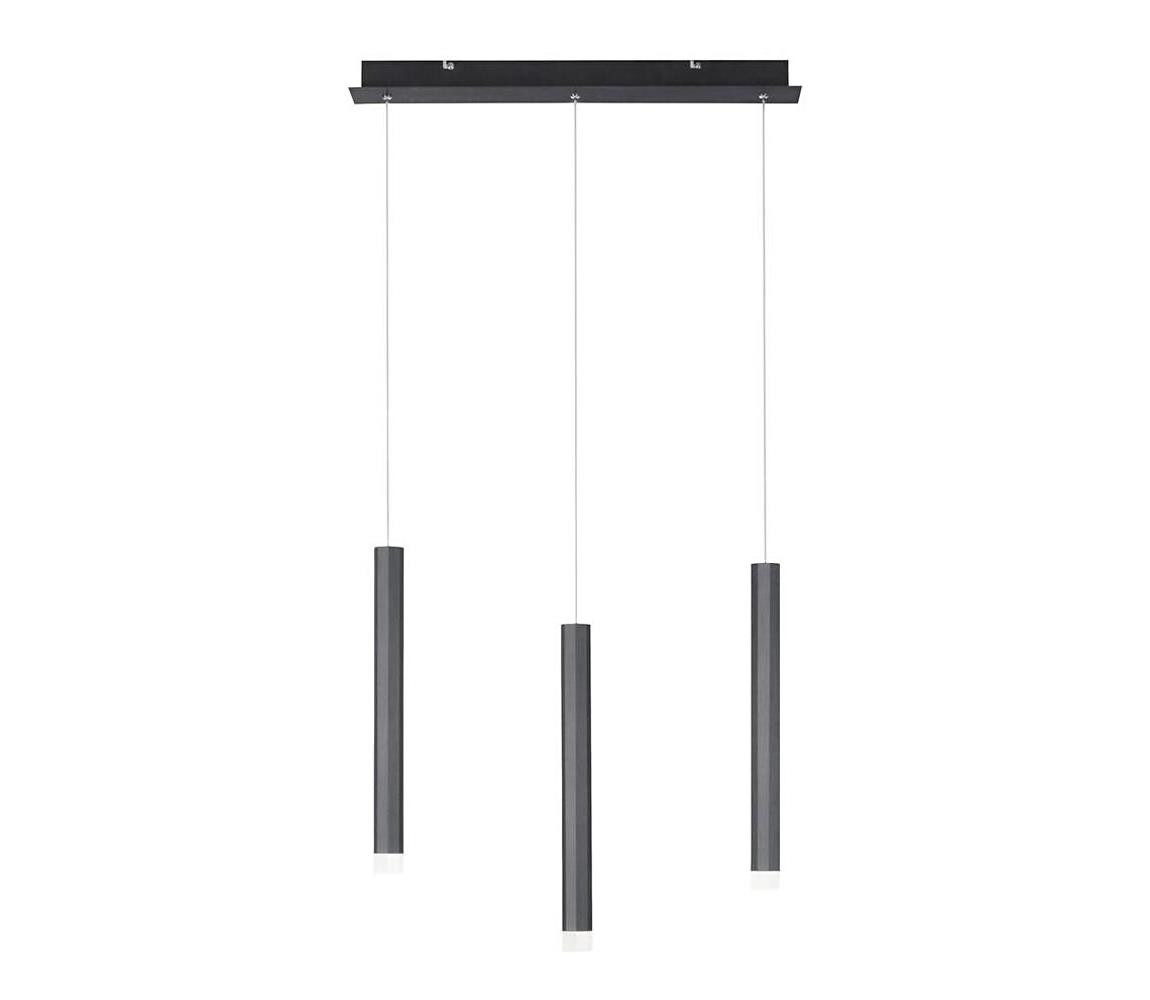 Leuchten Direkt Leuchten Direkt 15203-18 - LED Lustr na lanku 3xLED/4,8W/230V černá