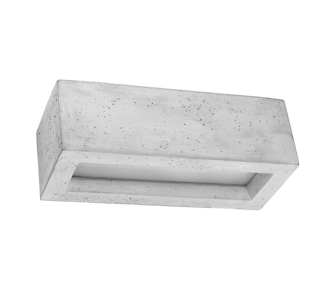 SL.0992 - Nástěnné svítidlo VEGA 1xE27/60W/230V 30 cm beton