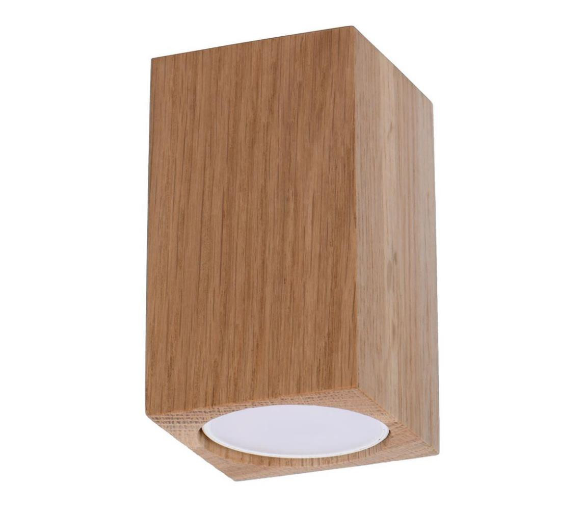 SL.1040 - Bodové svítidlo KEKE 1xGU10/40W/230V 10 cm dub