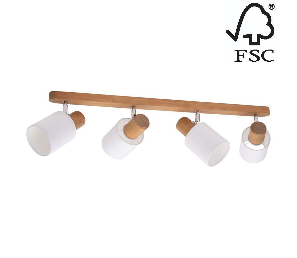 DO2248451 - Stropní bodové svítidlo TRENDY 4xE27/15W/230V borovice