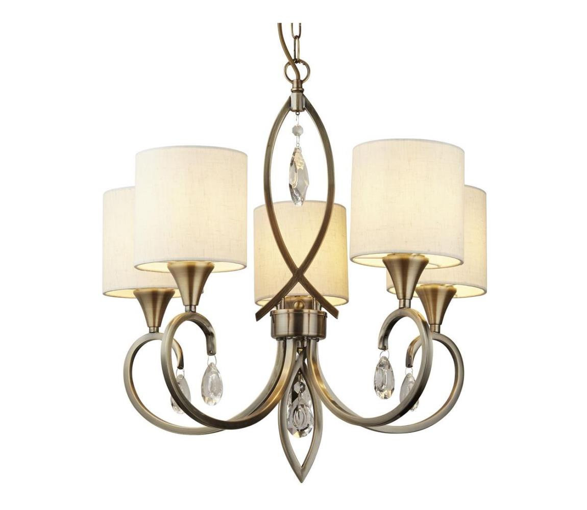 Searchlight Searchlight 1605-5AB - Lustr na řetězu ALBERTO 5xE14/60W/230V