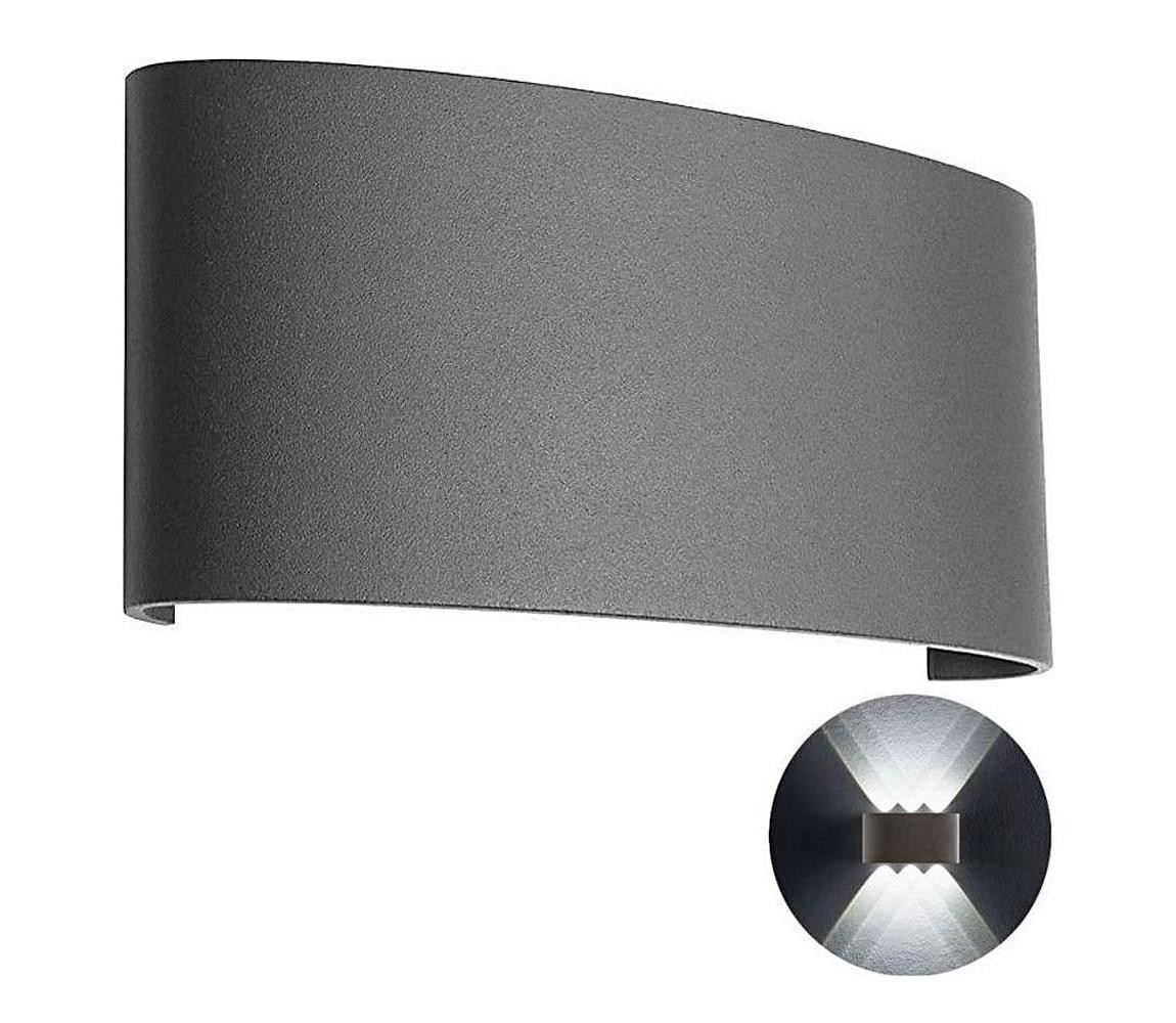 Redo Redo 90226 - LED Venkovní nástěnné svítidlo FABO LED/6W/230V 3000K IP54 šedá