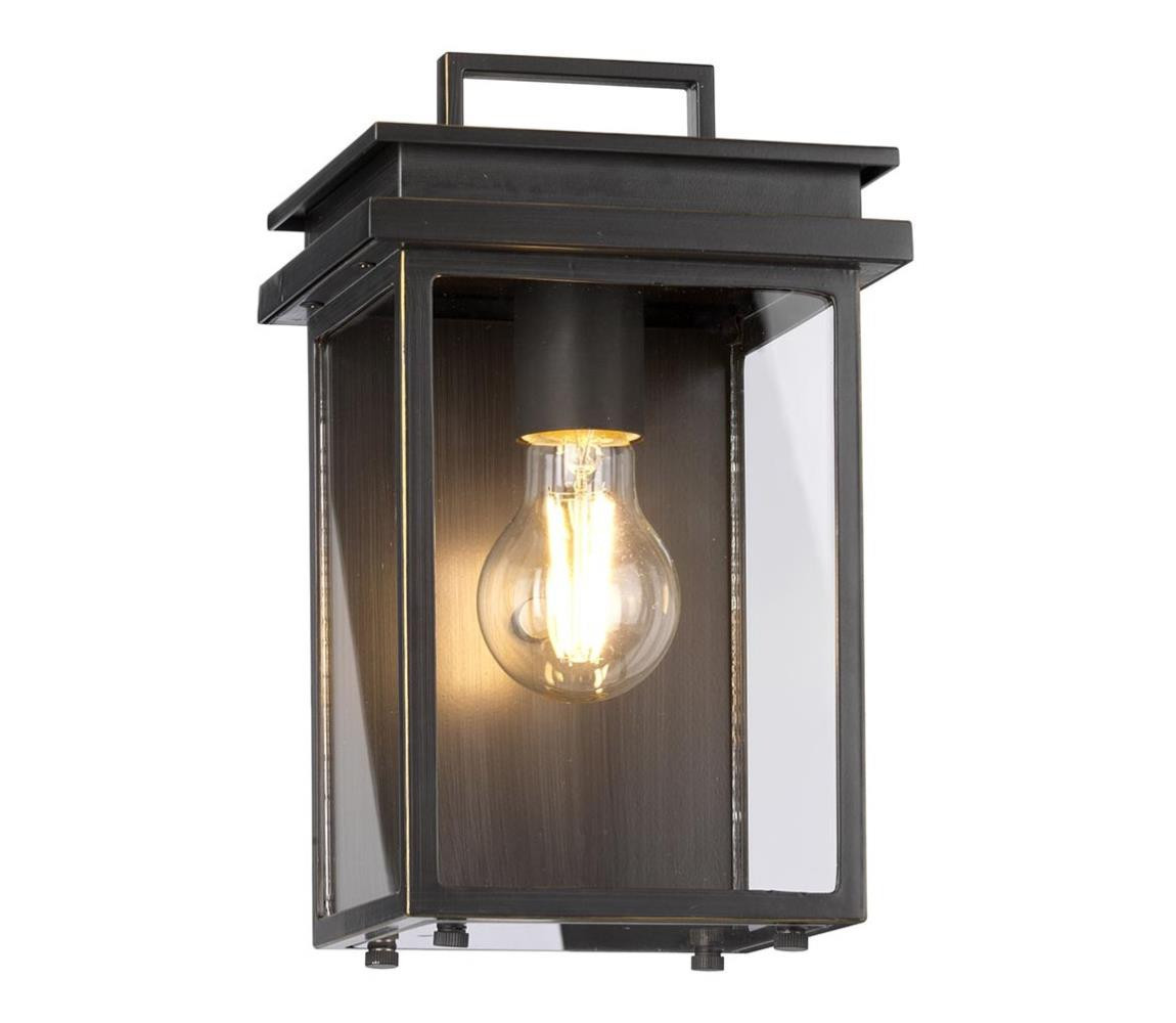 Elstead Feiss FE-GLENVIEW-S - Venkovní svítidlo GLENVIEW 1xE27/60W/230V IP44 antracit