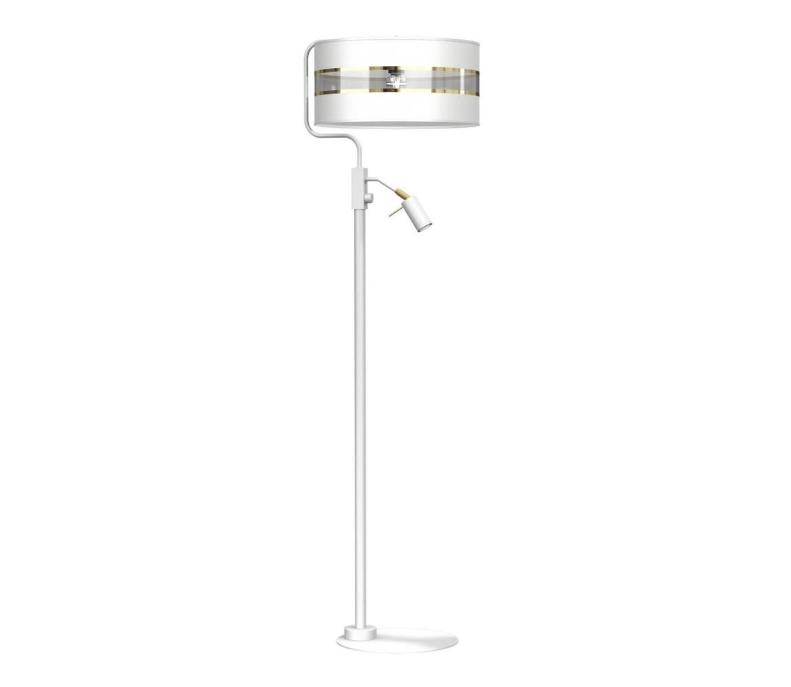 Stojací lampa ULTIMO 1xE27/40W/230V + 1xGU10/MR11/7W bílá