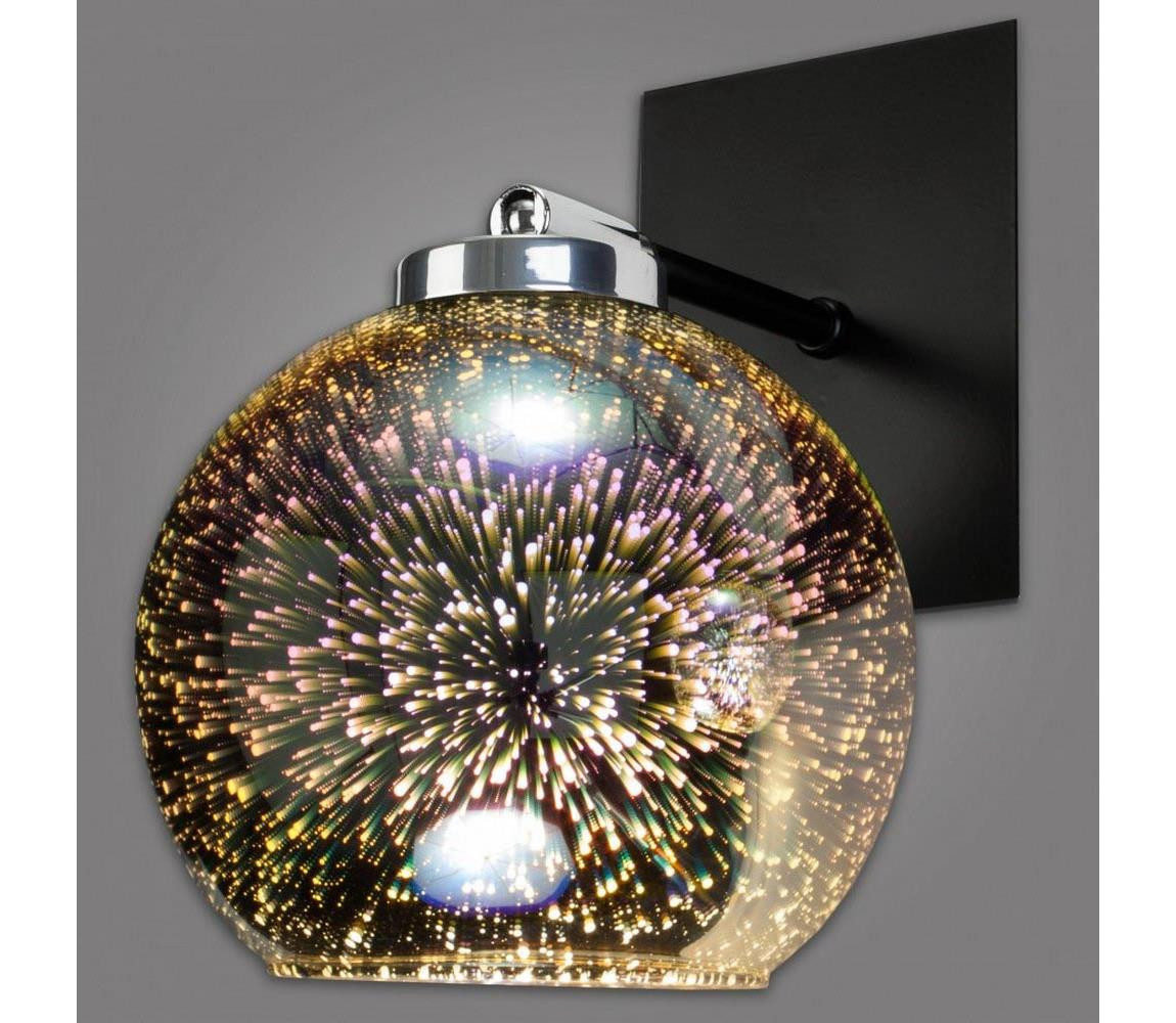 KEMAR Kemar NP/K/1/D3 - Nástěnné svítidlo KULE 3D 1xE27/60W/230V