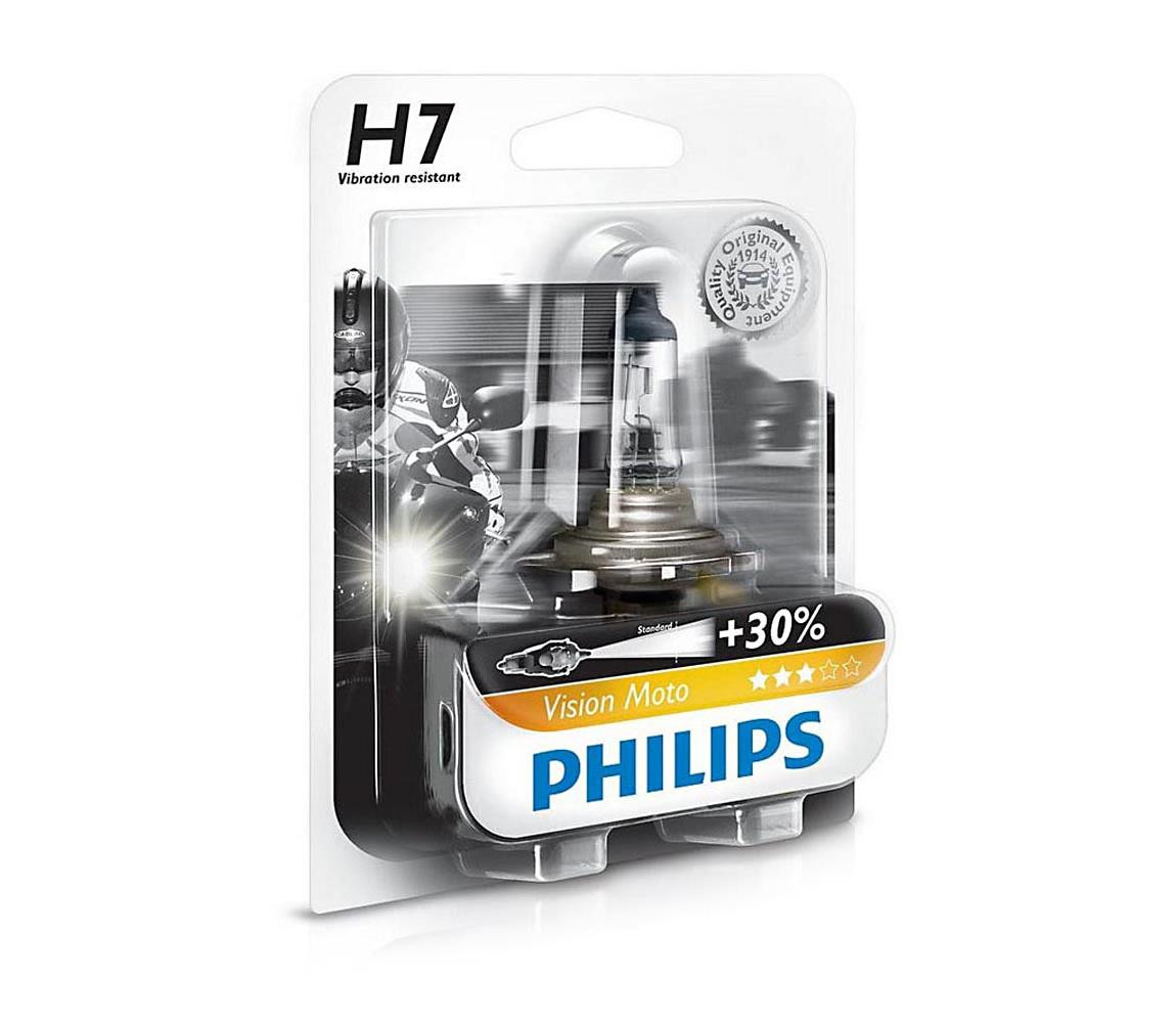 Philips Motožárovka Philips X-TREME VISION MOTO 12972PRBW H7 PX26d/55W/12V 3200K