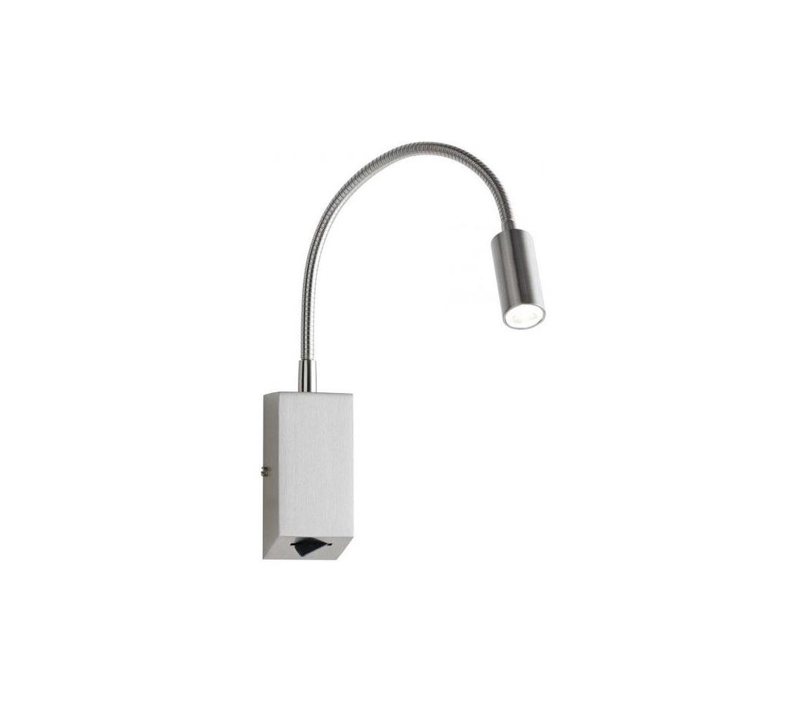 Redo Redo 01-1195 - LED Flexibilní lampička HELLO LED/3W/230V chrom