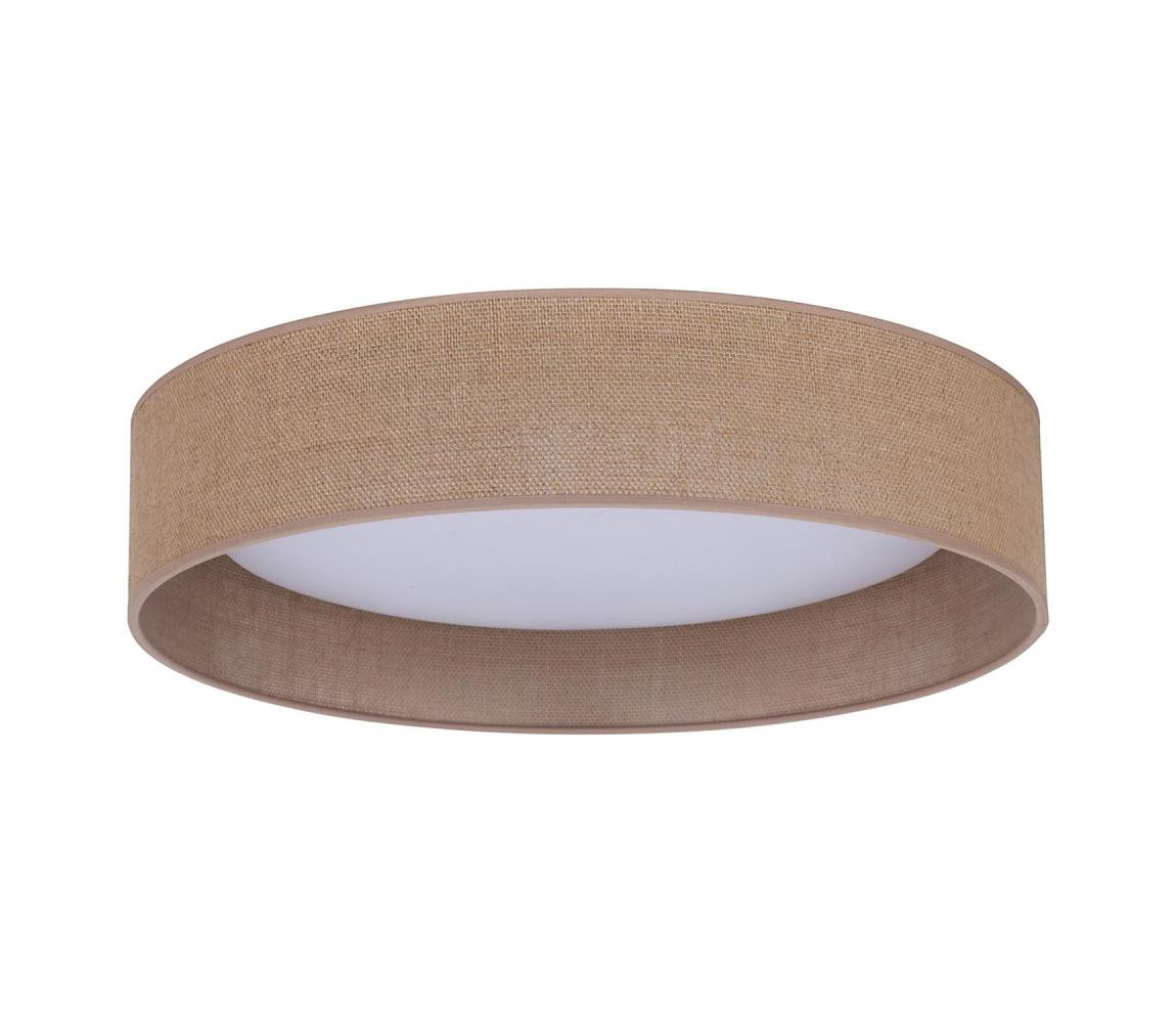 - LED Stropní svítidlo ROLLER LED/24W/230V světle pr. 45 cm hnědá