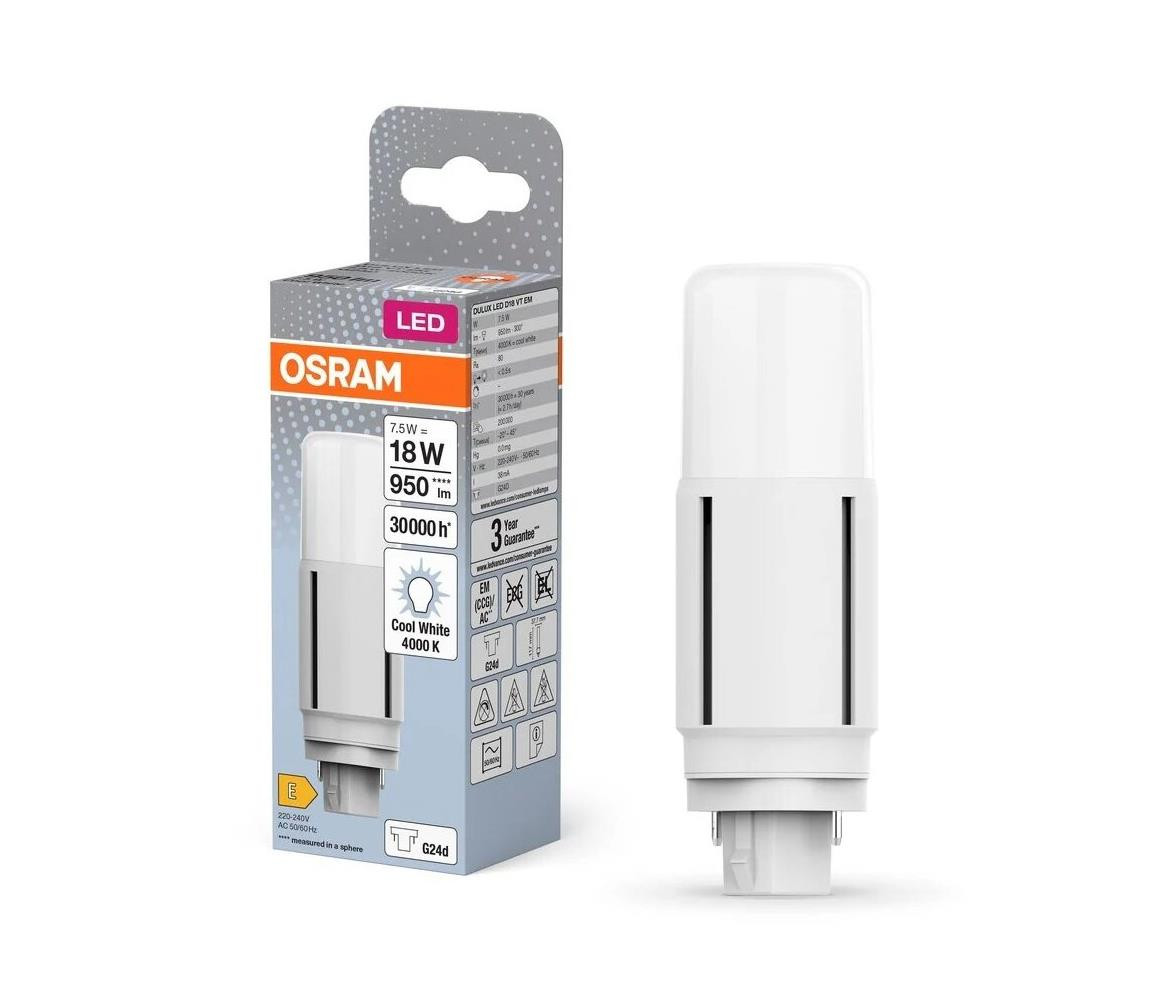Osram LED Žárovka G24d/7,5W/230V 4000K - Osram