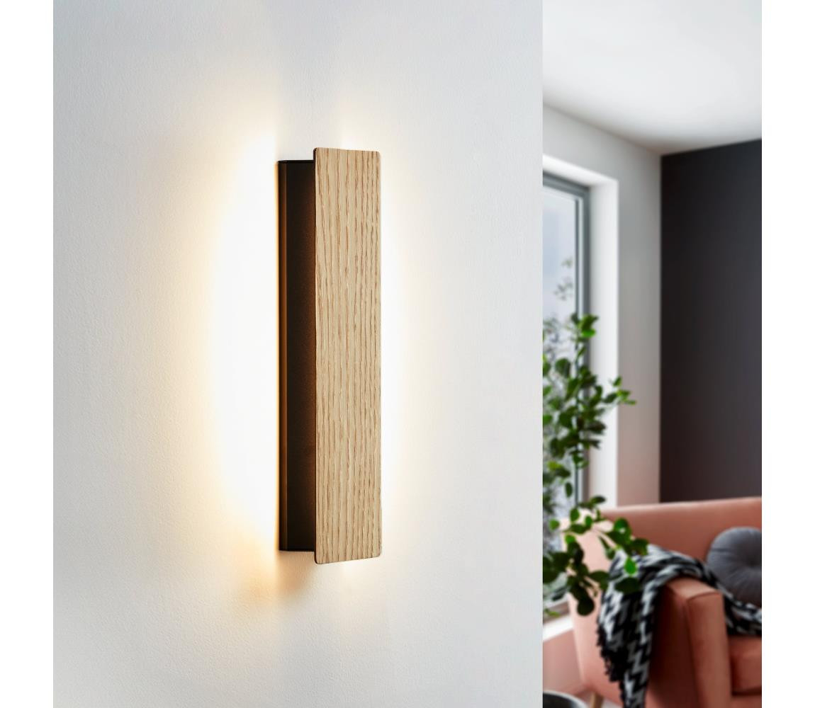 Eglo Eglo 901741 - LED Nástěnné svítidlo ZUBIALDE LED/12W/230V 3000K hnědá