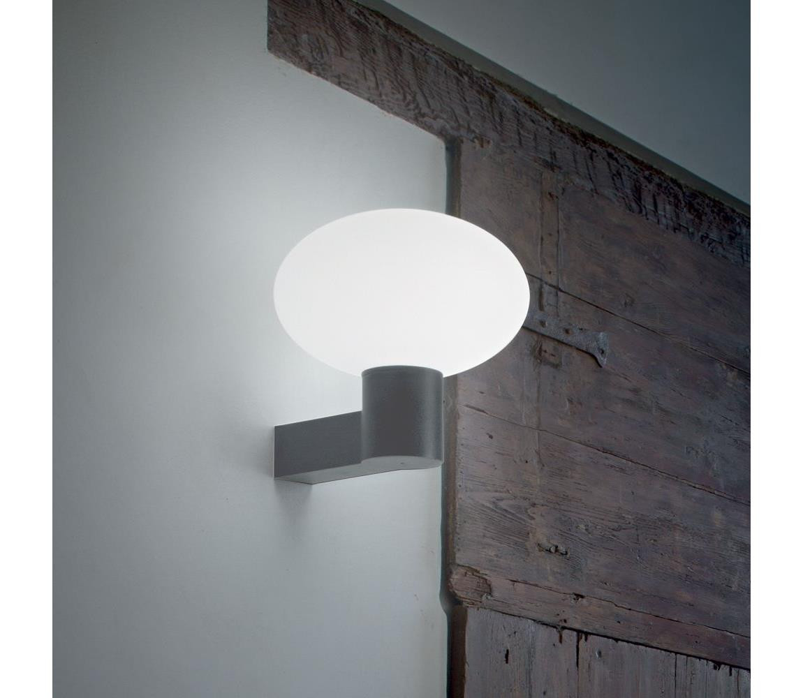 Ideal Lux Ideal Lux - Venkovní nástěnná lampa CLIO 1xE27/42W/230V IP44 antracit