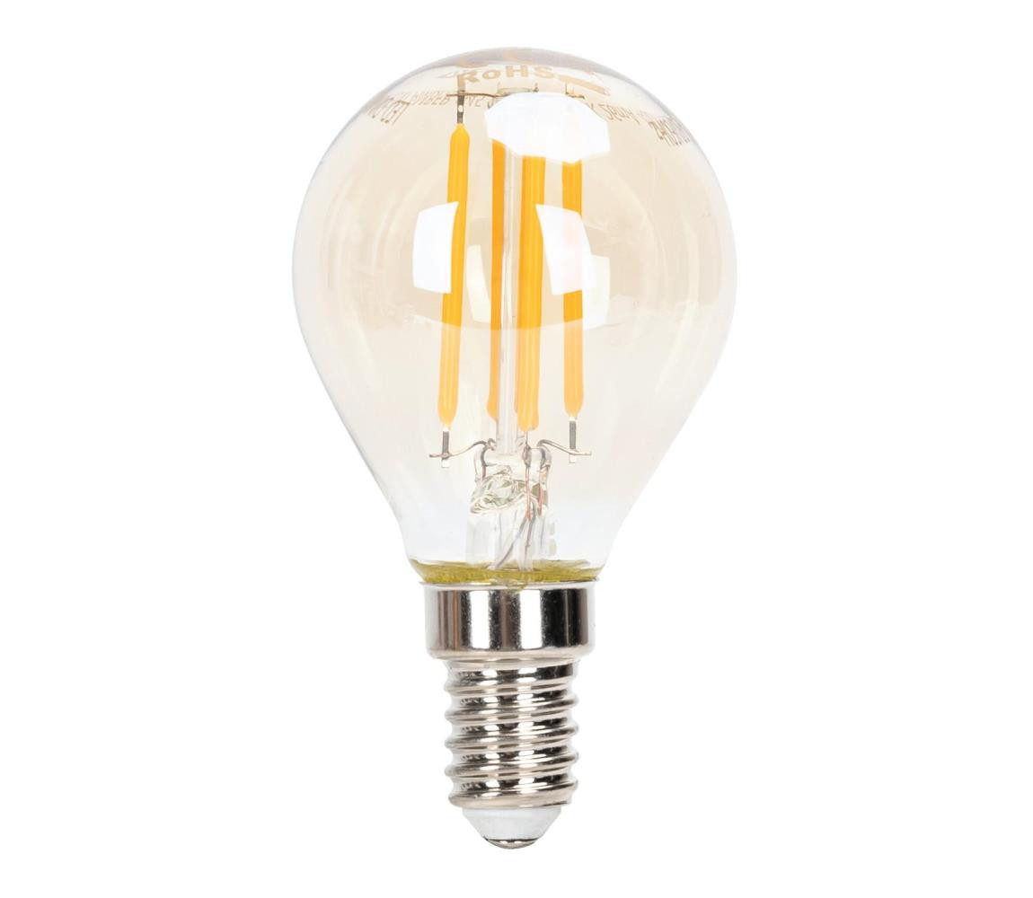 B.V. LED Stmívatelná žárovka FILAMENT G45 E14/4W/230V 2200K -