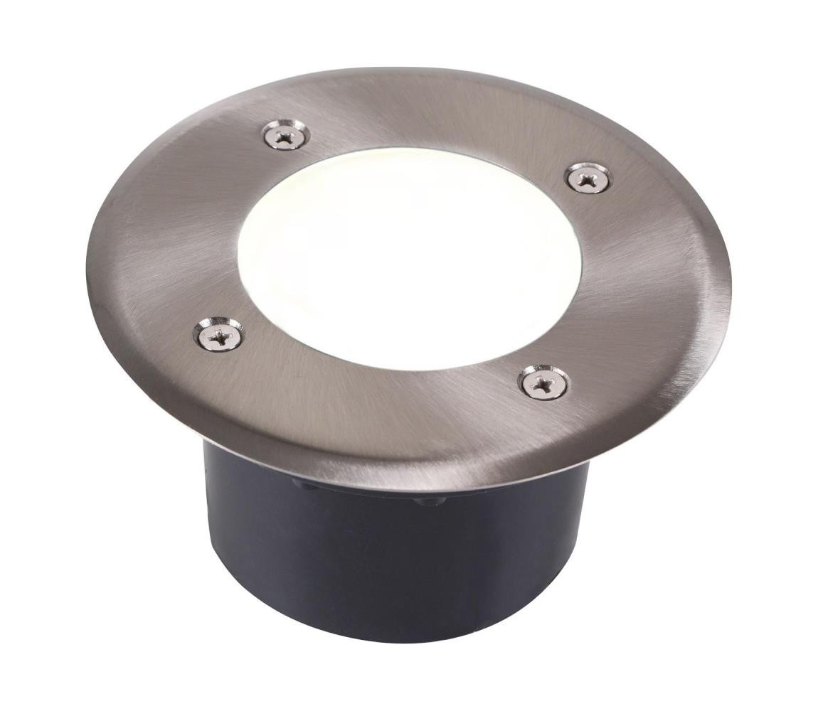 LED Nájezdové svítidlo MIVO LED/3W/230V pr. 12 cm IP67 matný chrom