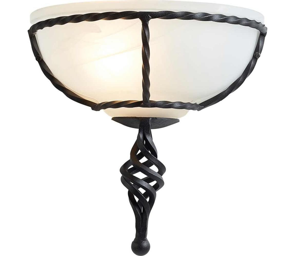 Elstead Elstead PB-WU-BLACK - Nástěnné svítidlo PEMBROKE 1xE27/60W/230V