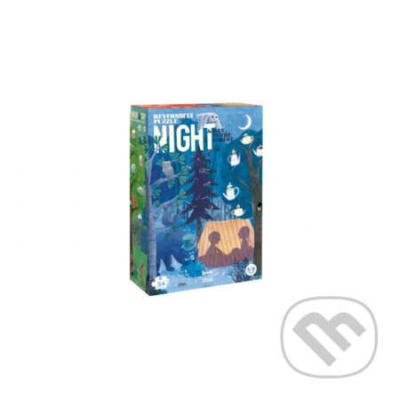 Obojstranné puzzle Deň a noc v lese - Londji