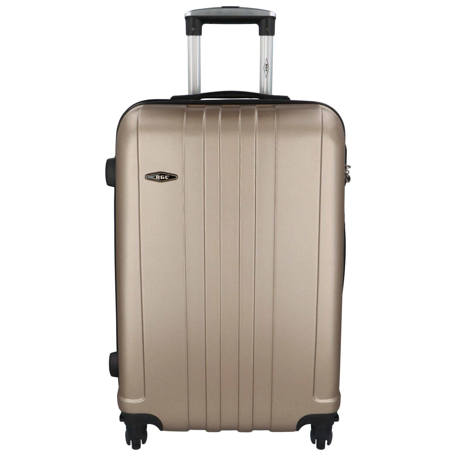 Skořepinový cestovní kufr tmavě béžový - RGL Blant S béžová