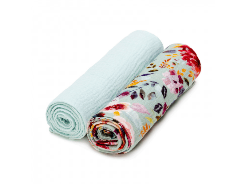 T-TOMI BIO Mušelínové pleny Flowers