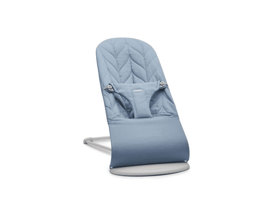 Baby Björn lehátko BLISS  Blue Petal Woven světlá konstrukce