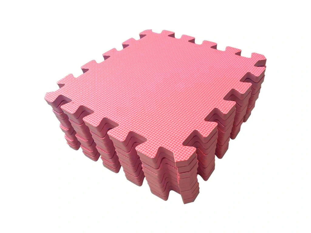 RIALTO BABY RAILTO Hrací podložka puzzle Pink 90x90 cm