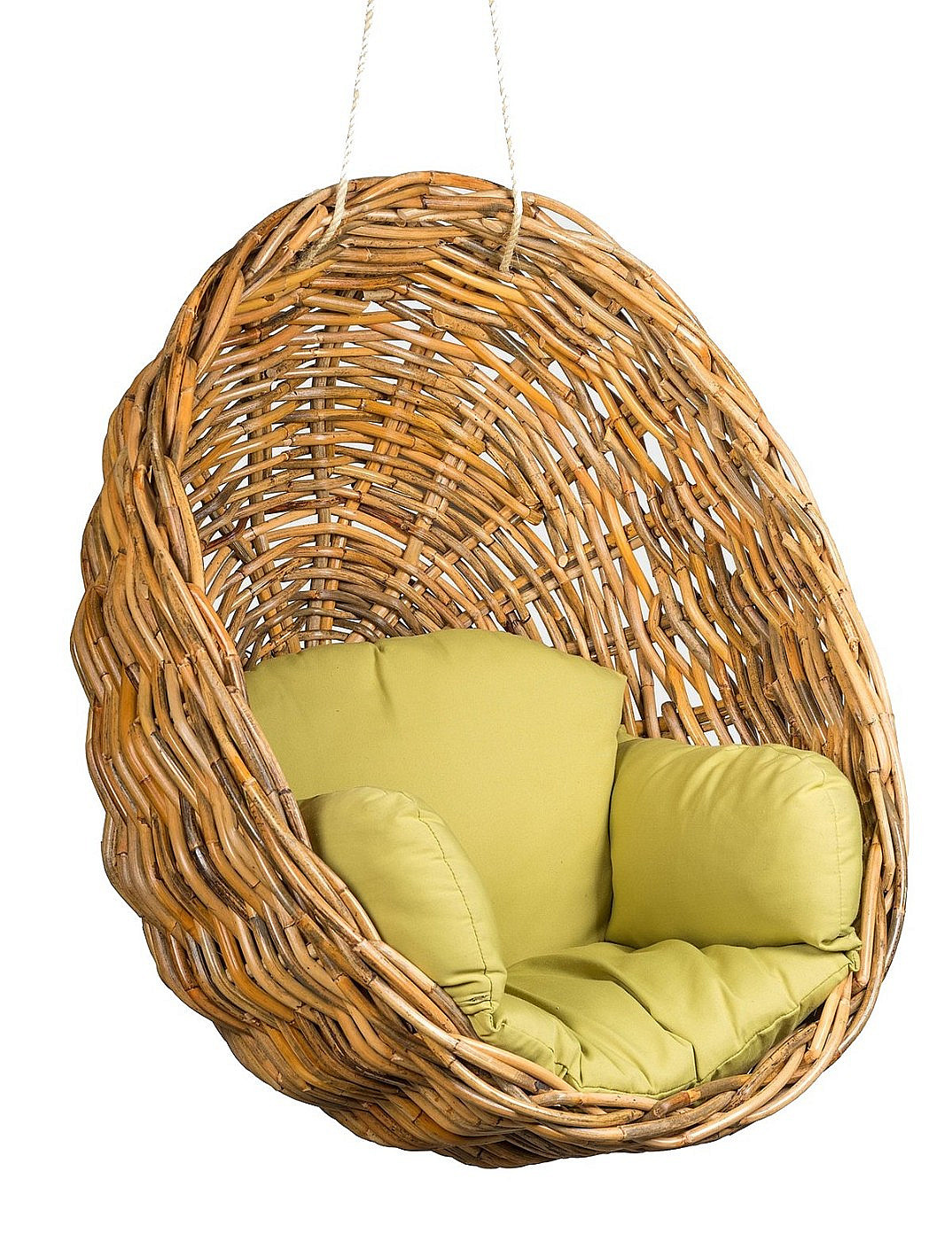 DEOKORK Zahradní ratanové závěsné křeslo GILI