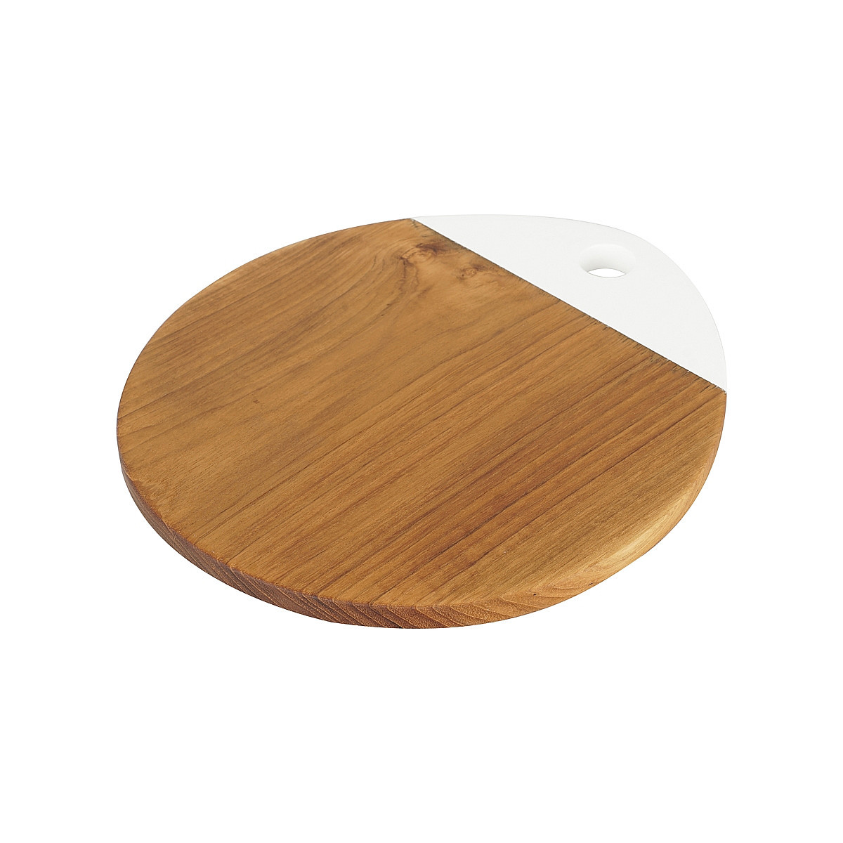 DEOKORK Teakové prknénko BETSY bílé