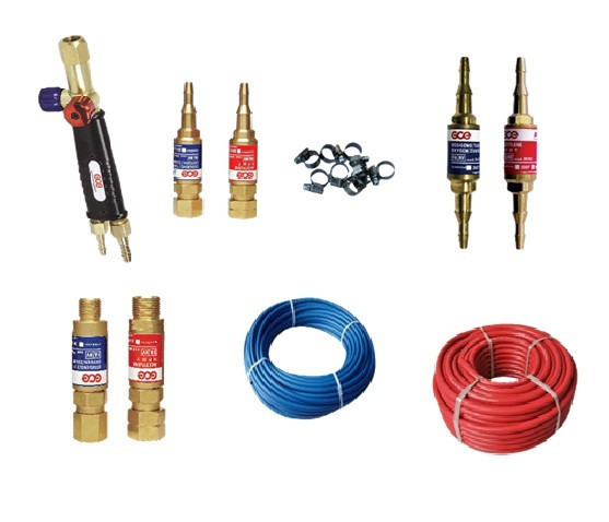 GCE Autogenní set s rukojetí U7 - výhodný set Sety autogenní: SETN10 - Normal 10m hadic 0763473