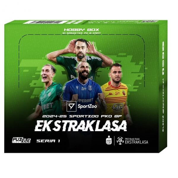 Fotbalové karty Ekstraklasa 2024-2025 Hobby box 1. série