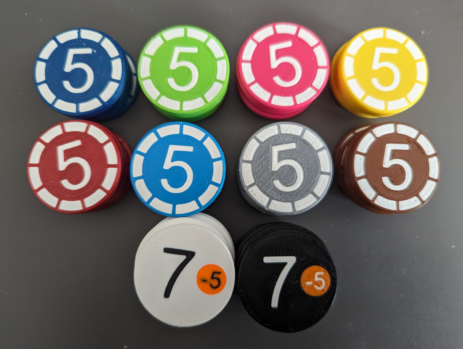 TLAMA games Sázky, prosím! - 3D žetony s kovovým jádrem