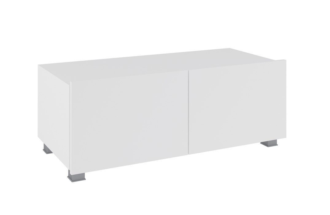 GAB Televizní skříňka LORONA RTV, Bílá 100 cm