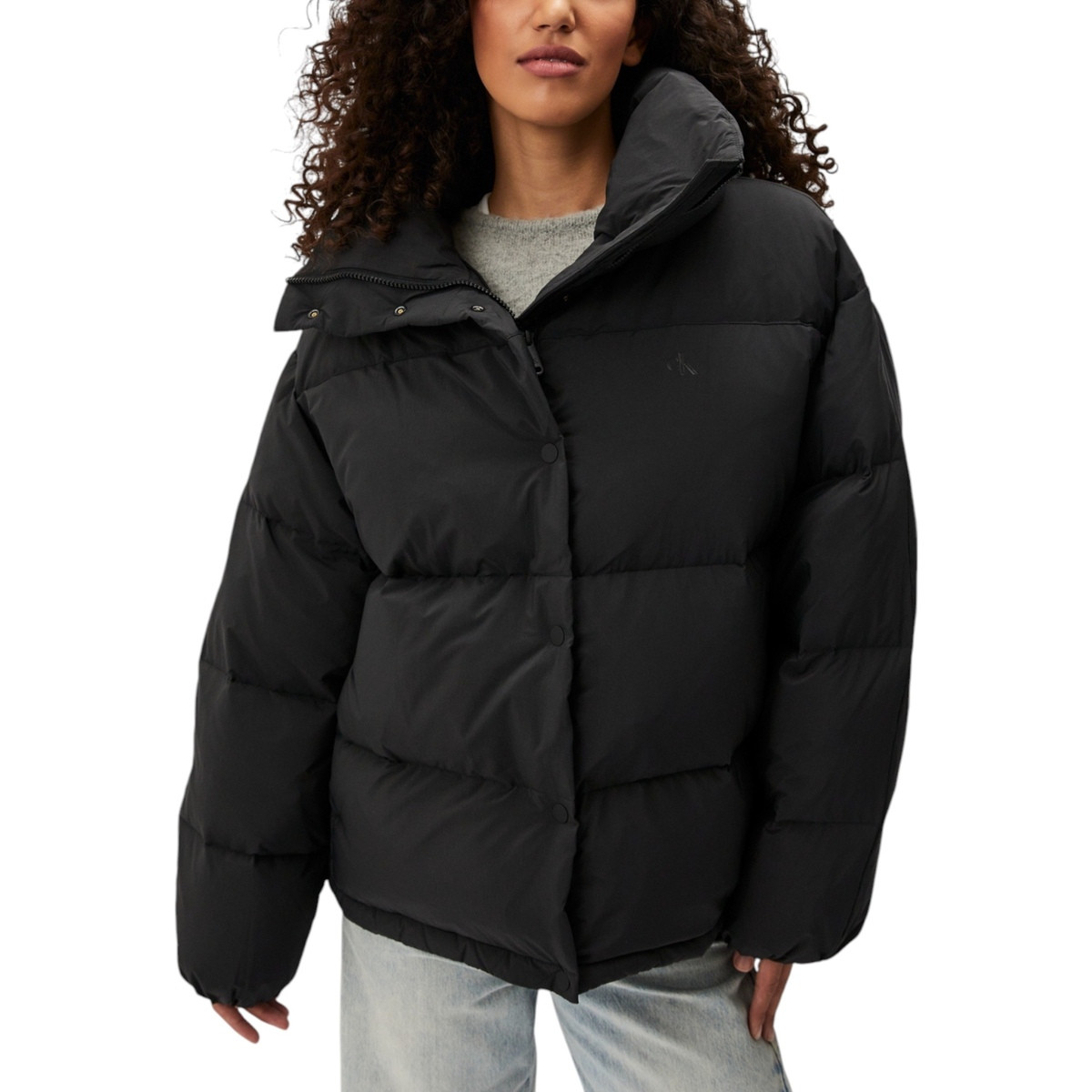 Calvin Klein Jeans  RELAXED PUFFER J20J224922  Černá