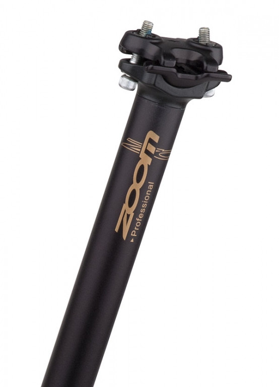 Sedlovka ZOOM Plus 406 dural délka 400mm Barva: Černá, Průměr: 27,2