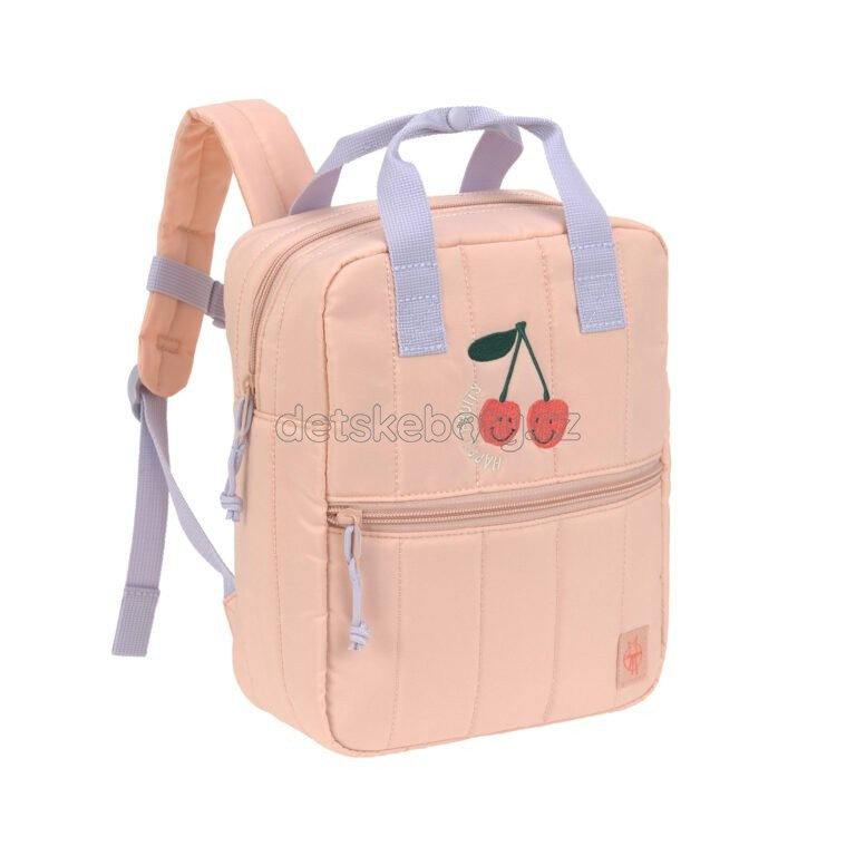 LÄSSIG Mini Square Backpack Little Gang cherry peach