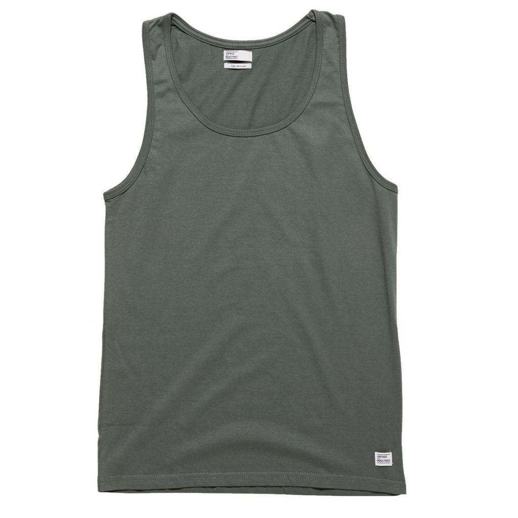 Tílko Vintage Industries Cruzer - olivové, S