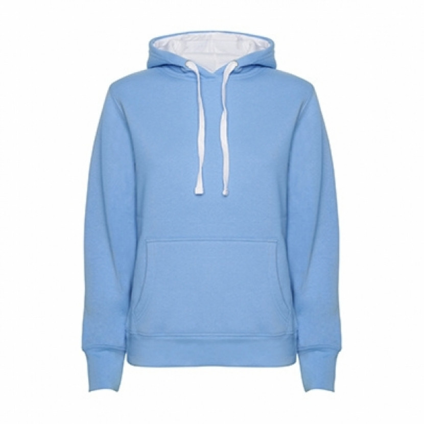 Dámská mikina Roly Urban - světle modrá-bílá, XXL