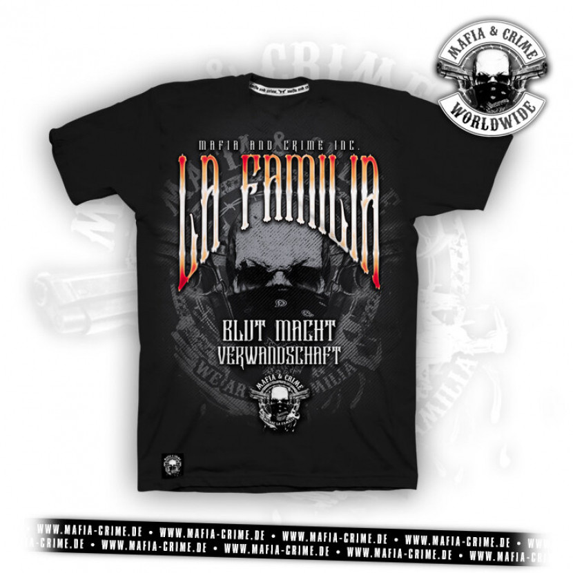 Triko pánské Mafia and Crime La Familia Boys - černé, M