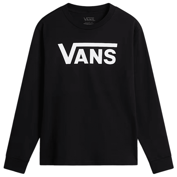 Dětské triko Vans Vans Classic Ls Dětská velikost: M / Barva: černá